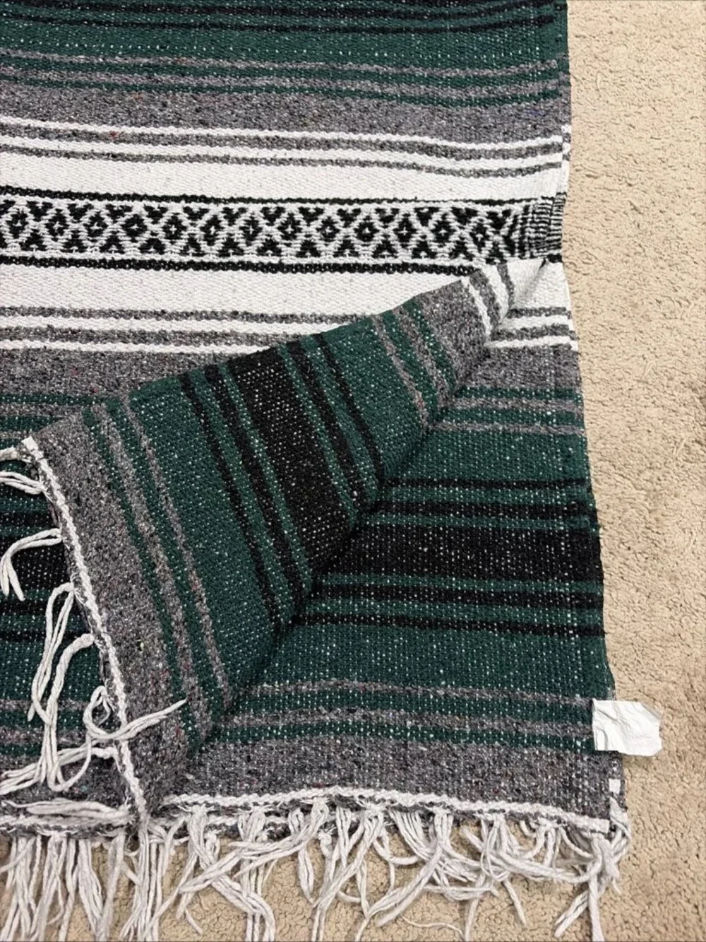 Vintage Earth Ragz Indian Blanket Throw Rug 44X72